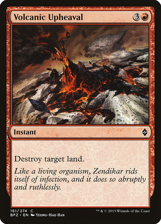 Volcanic Upheaval [Battle for Zendikar] [Foil]