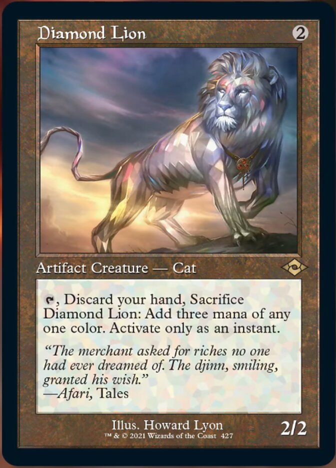 Diamond Lion (Retro) [Modern Horizons 2] [Foil]