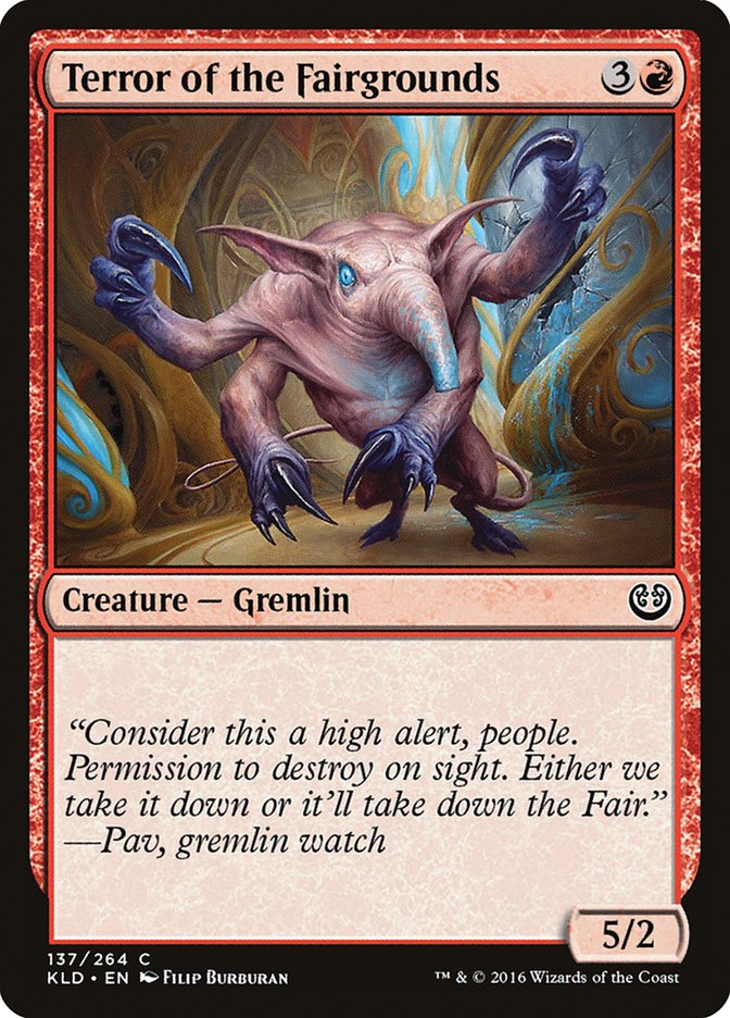 Terror of the Fairgrounds [Kaladesh] [Foil]