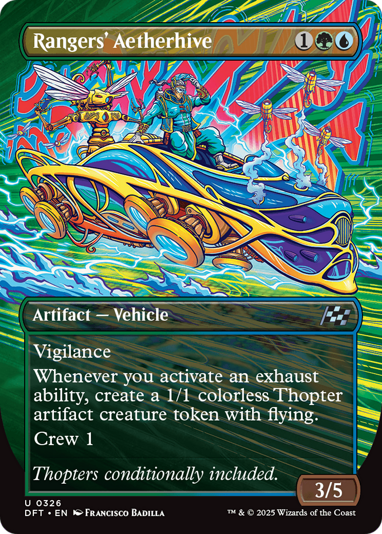 Rangers' Aetherhive (Borderless) [Aetherdrift] [Foil]