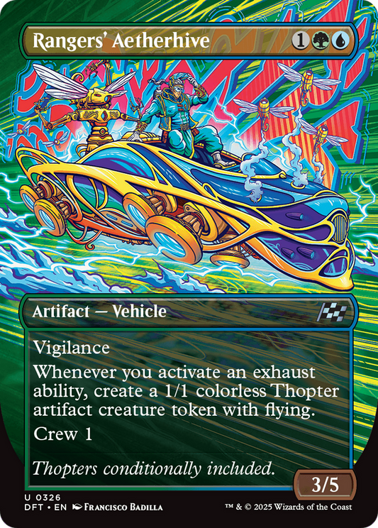 Rangers' Aetherhive (Borderless) [Aetherdrift] [Foil]
