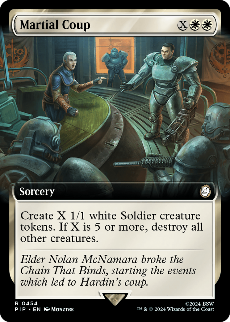 Martial Coup (Extended Art) [Fallout] [Foil]
