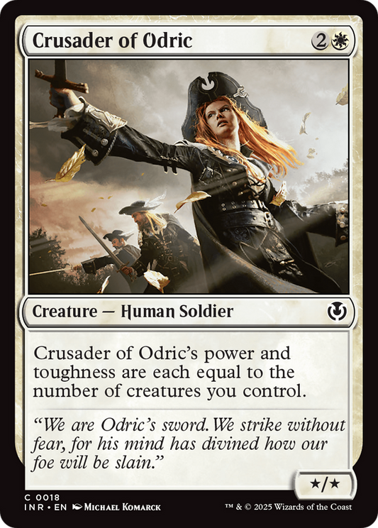 Crusader of Odric [Innistrad Remastered] [Foil]