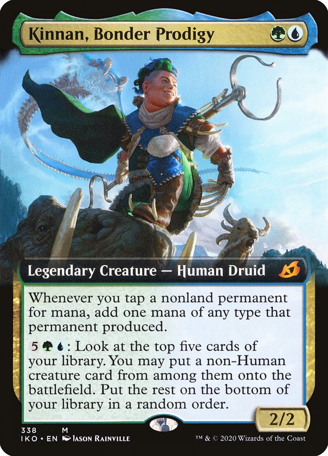 Kinnan, Bonder Prodigy (Extended Art) [Ikoria: Lair of Behemoths] [Foil]