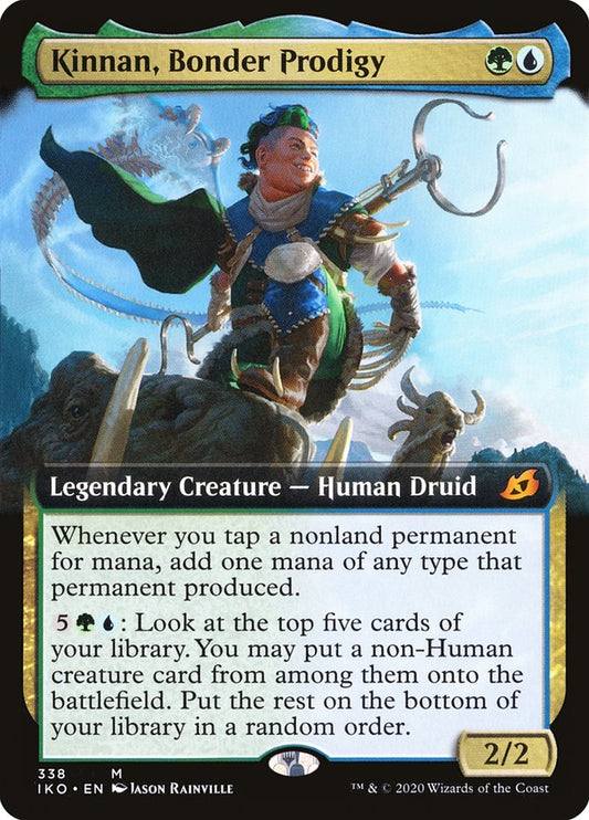 Kinnan, Bonder Prodigy (Extended Art) [Ikoria: Lair of Behemoths] [Foil]