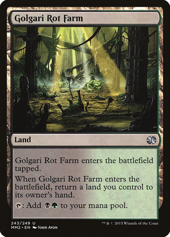 Golgari Rot Farm [Modern Masters 2015] [Foil]