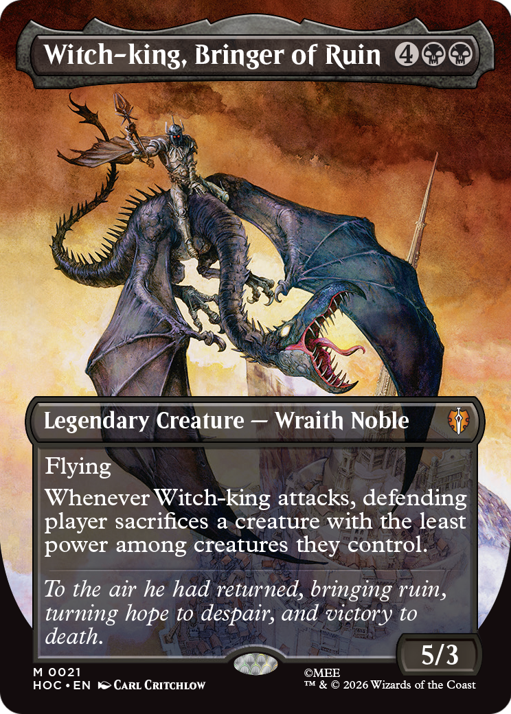 Witch-king, Bringer of Ruin (Borderless) [The Hobbit]