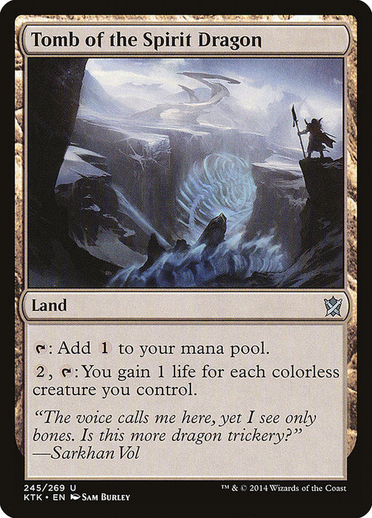 Tomb of the Spirit Dragon [Khans of Tarkir] [Foil]