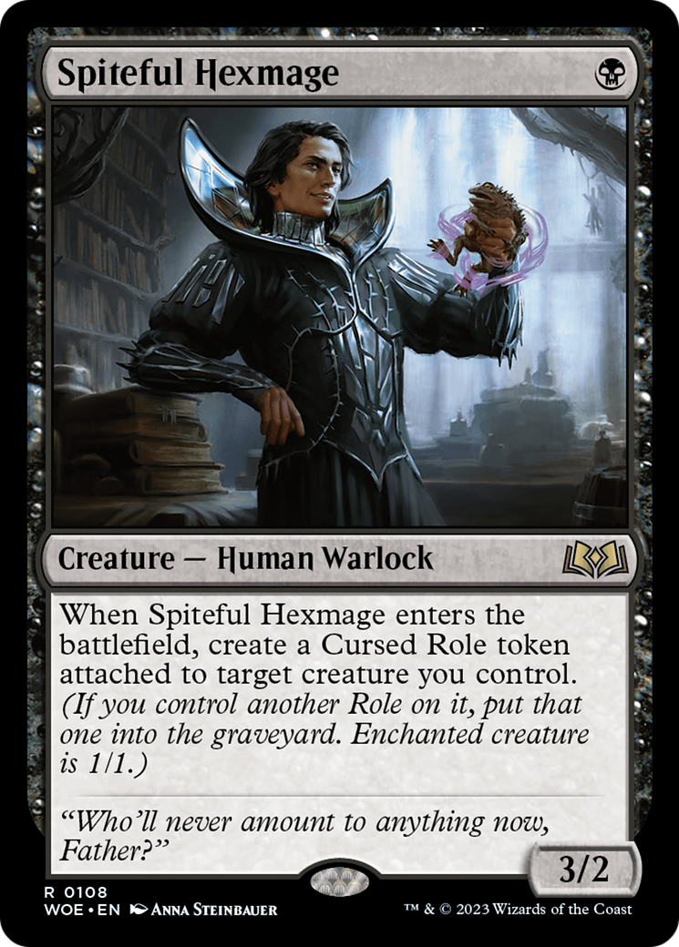 Spiteful Hexmage [Wilds of Eldraine] [Foil]