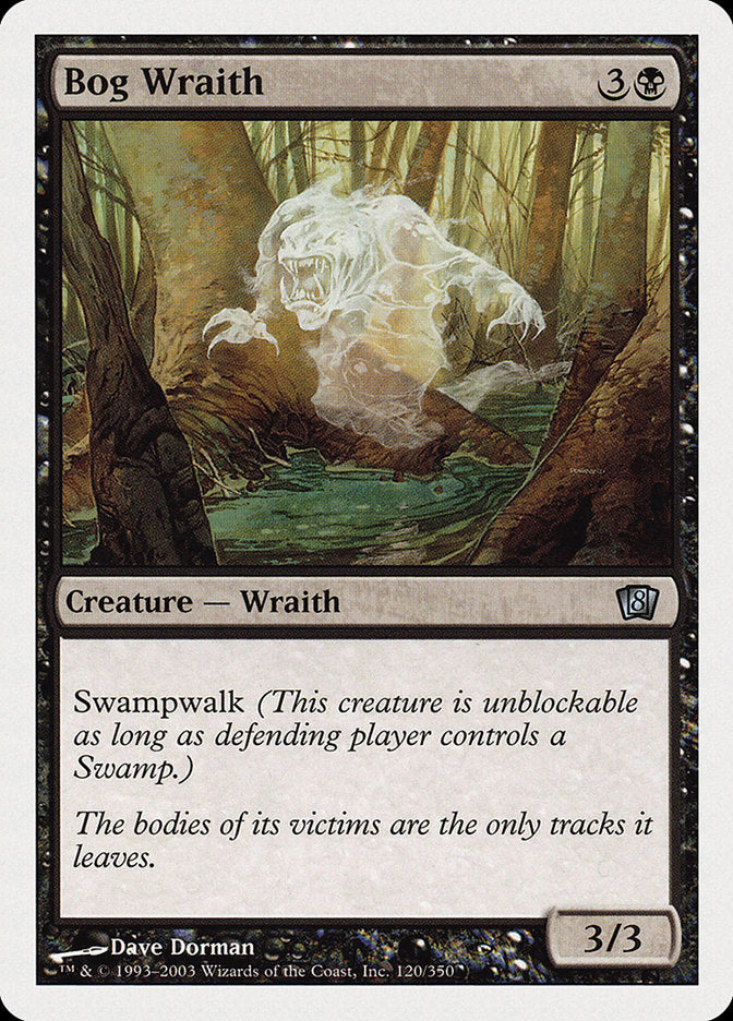 Bog Wraith [Eighth Edition] [Foil]