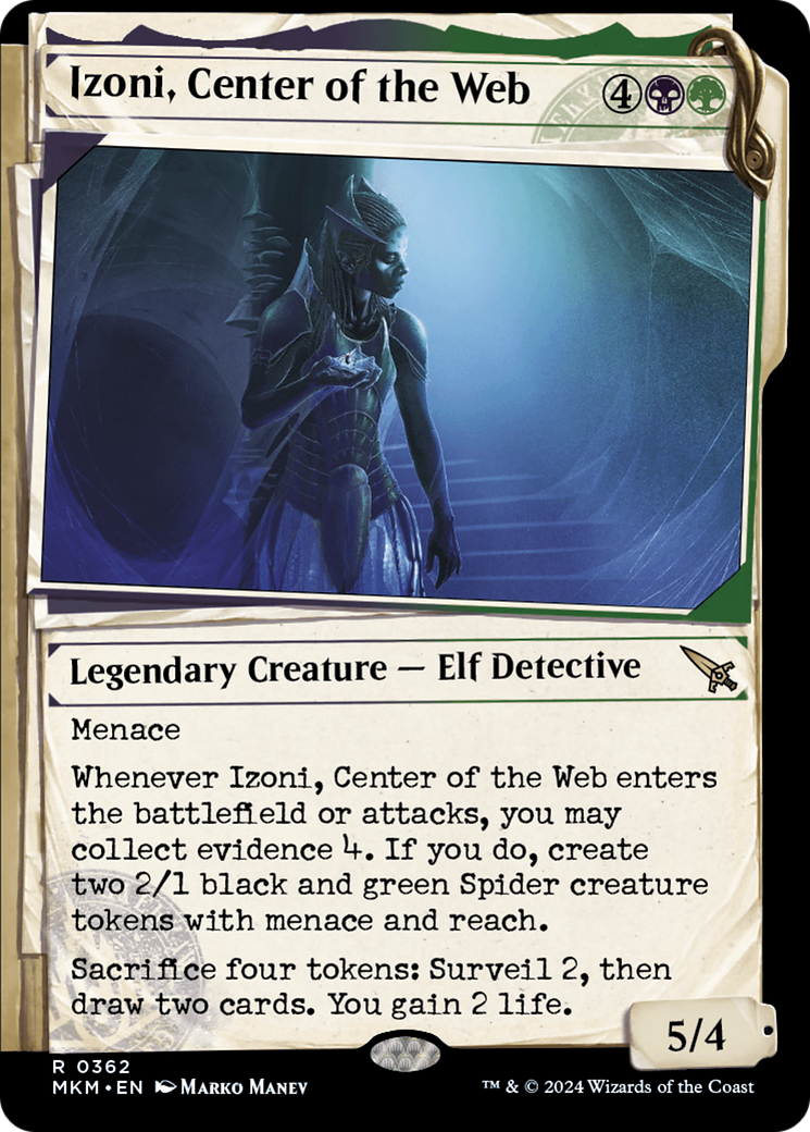 Izoni, Center of the Web (Showcase) [Murders at Karlov Manor] [Foil]