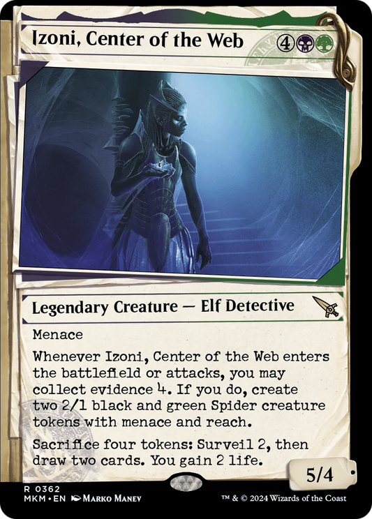 Izoni, Center of the Web (Showcase) [Murders at Karlov Manor] [Foil]