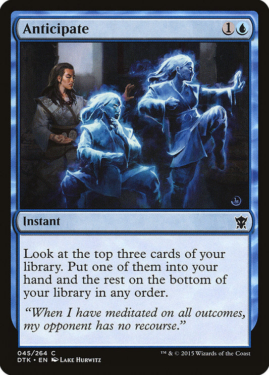 Anticipate [Dragons of Tarkir] [Foil]