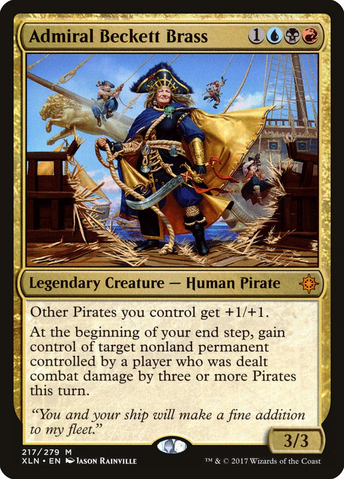 Admiral Beckett Brass [Ixalan] [Foil]