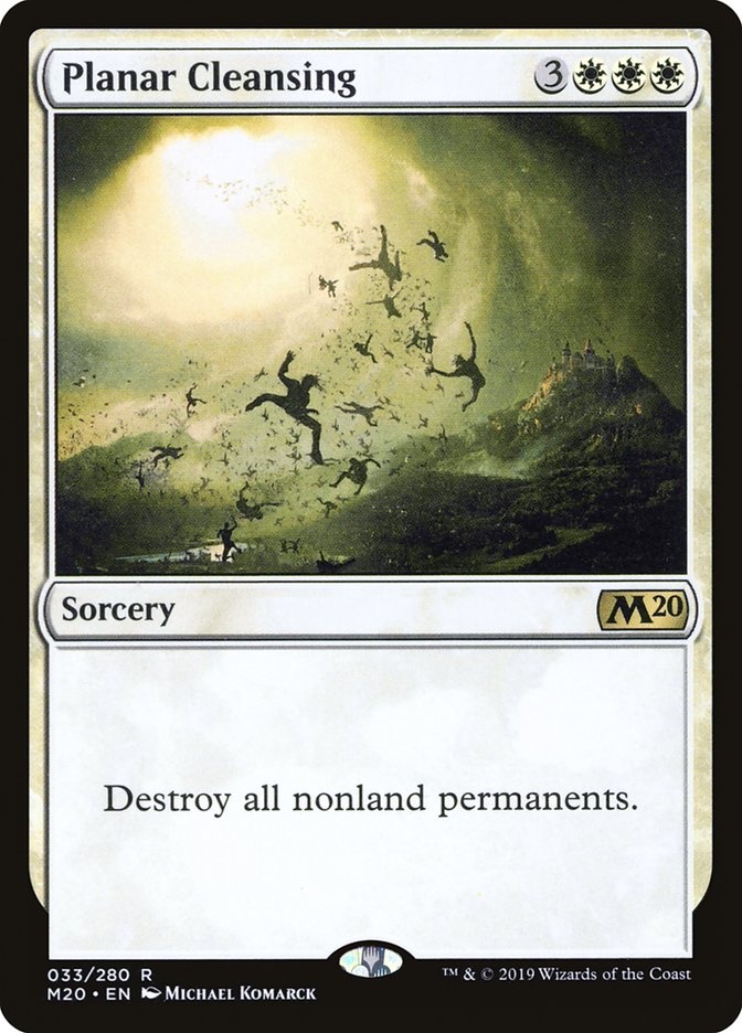 Planar Cleansing [Core Set 2020] [Foil]