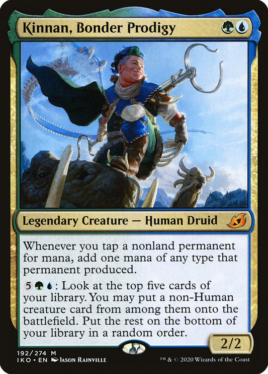 Kinnan, Bonder Prodigy [Ikoria: Lair of Behemoths] [Foil]