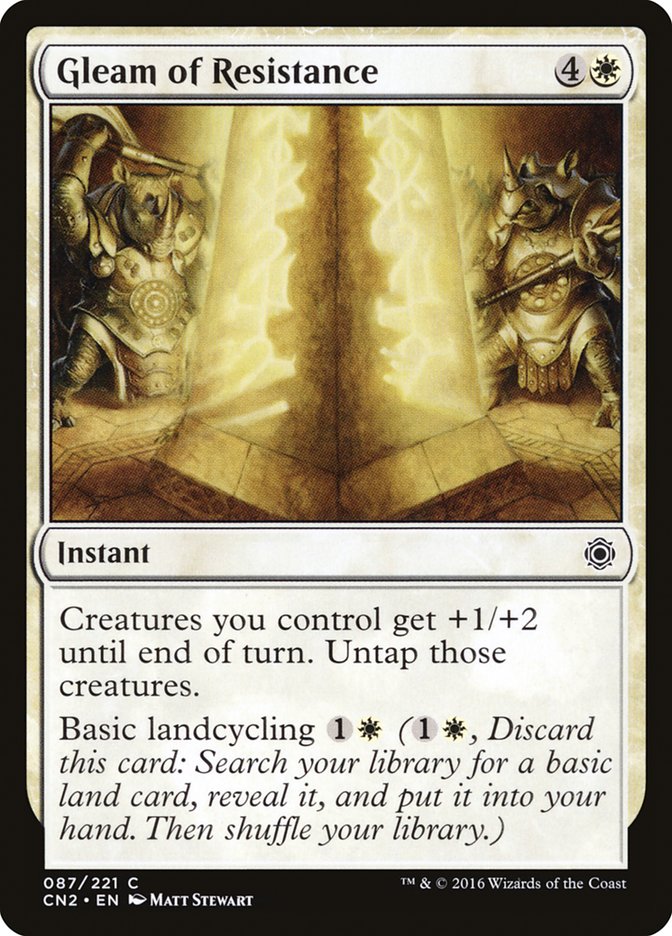 Gleam of Resistance [Conspiracy: Take the Crown] [Foil]