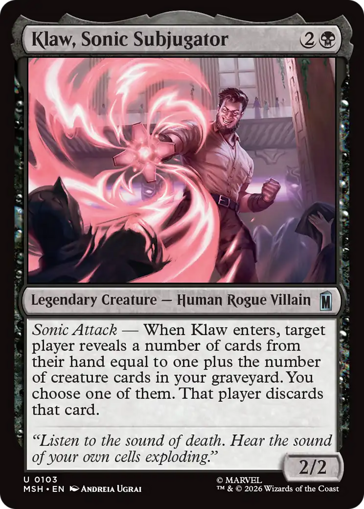 Klaw, Sonic Subjugator [Marvel Super Heroes]