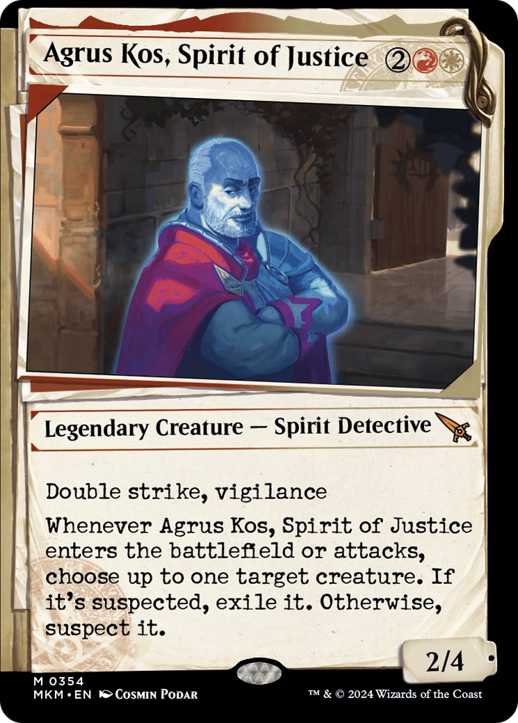Agrus Kos, Spirit of Justice (Showcase) [Murders at Karlov Manor] [Foil]