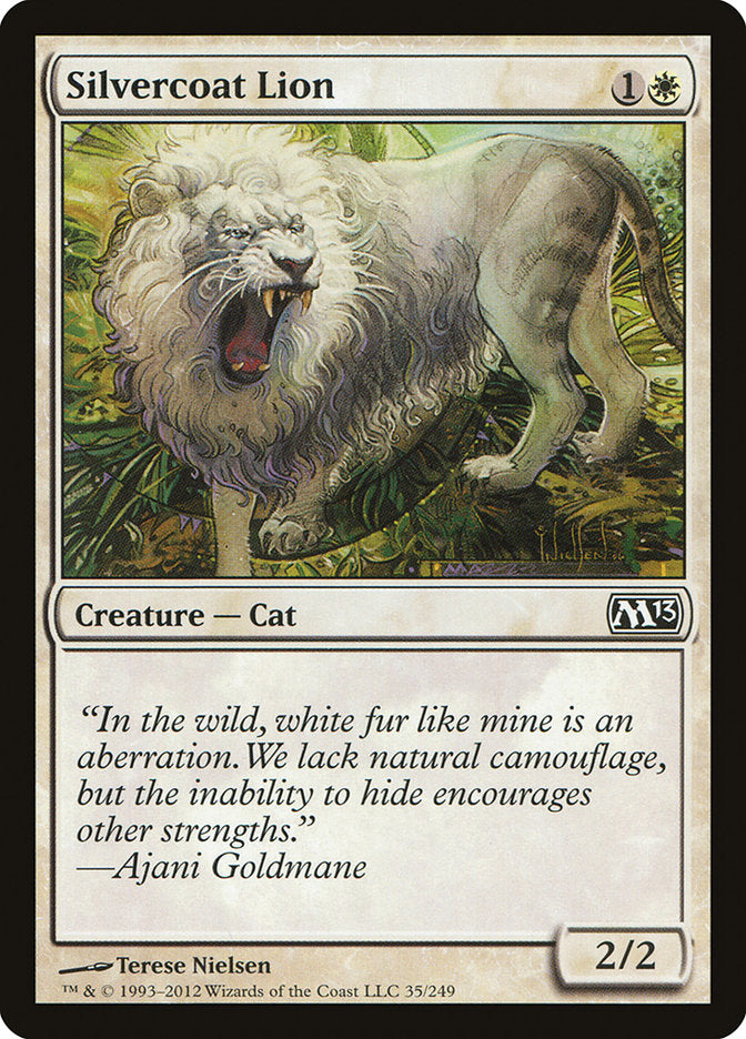 Silvercoat Lion [Core Set 2013] [Foil]