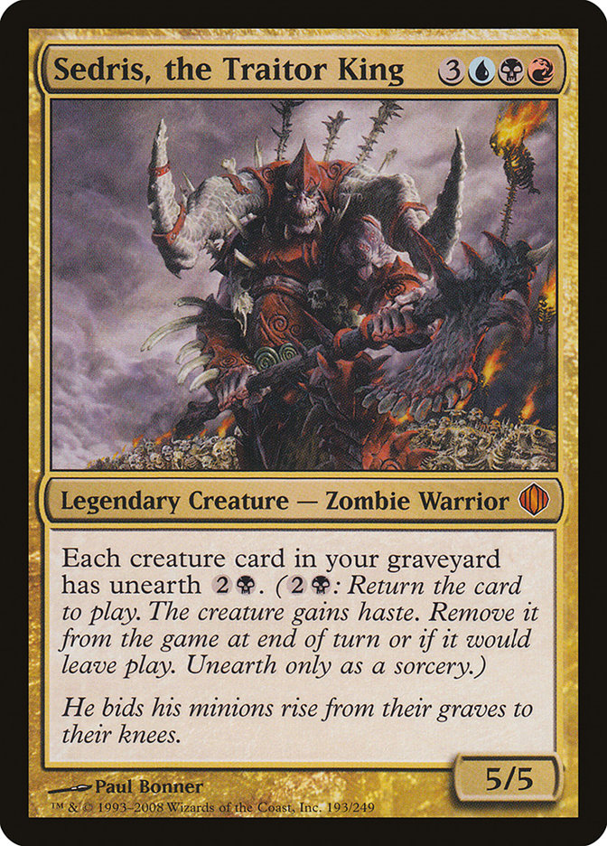 Sedris, the Traitor King [Shards of Alara] [Foil]