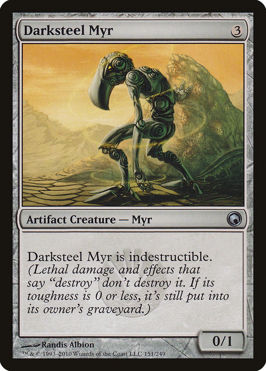 Darksteel Myr [Scars of Mirrodin] [Foil]