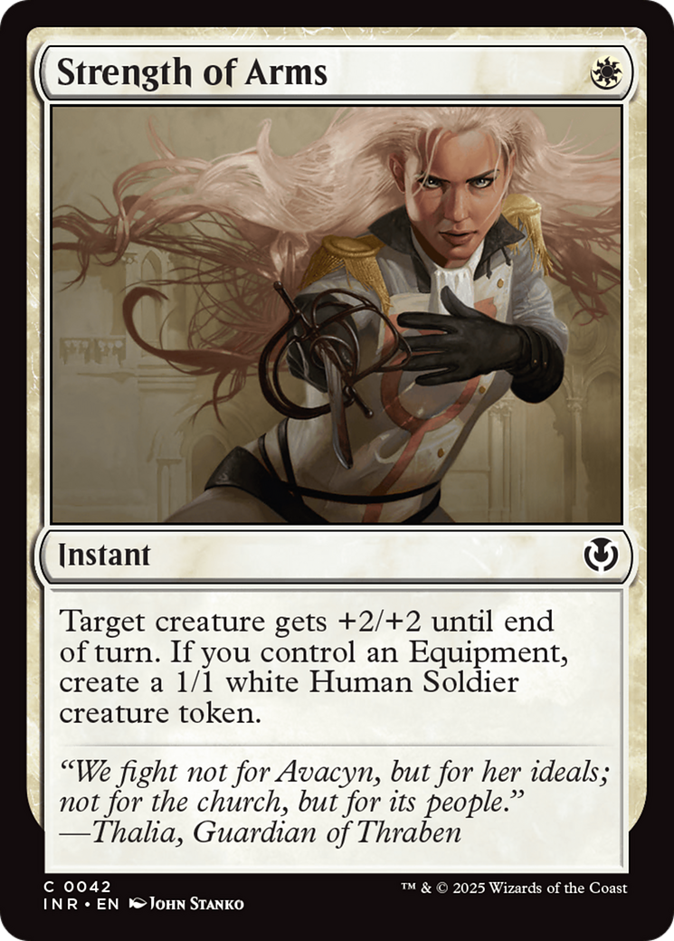 Strength of Arms [Innistrad Remastered] [Foil]