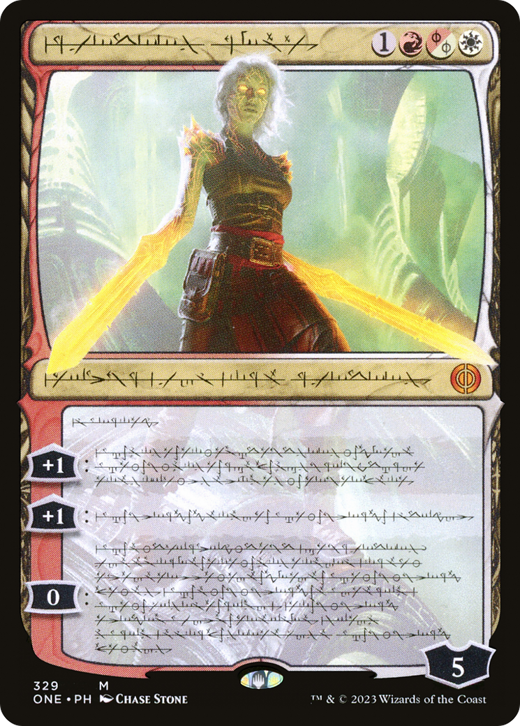 Nahiri, the Unforgiving (Phyrexian) [Phyrexia: All Will Be One] [Foil]