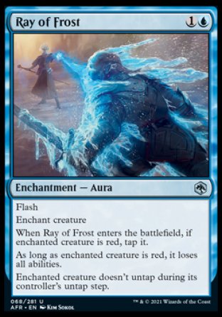 Ray of Frost [Dungeons & Dragons: Adventures in the Forgotten Realms] [Foil]