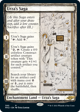 Urza's Saga (Sketch) [Modern Horizons 2] [Foil]