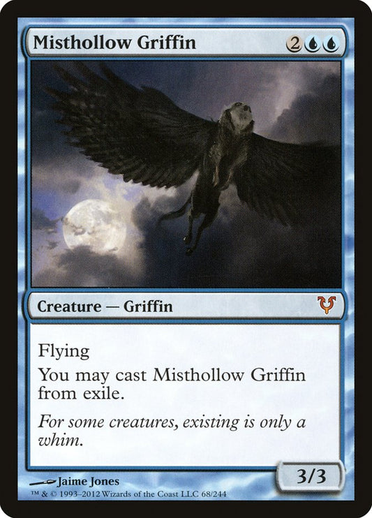 Misthollow Griffin [Avacyn Restored] [Foil]