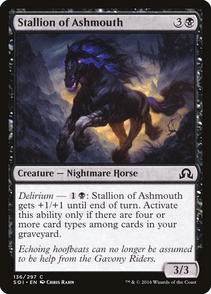 Stallion of Ashmouth [Shadows over Innistrad] [Foil]