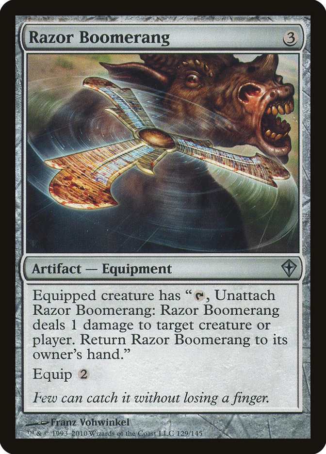 Razor Boomerang [Worldwake] [Foil]