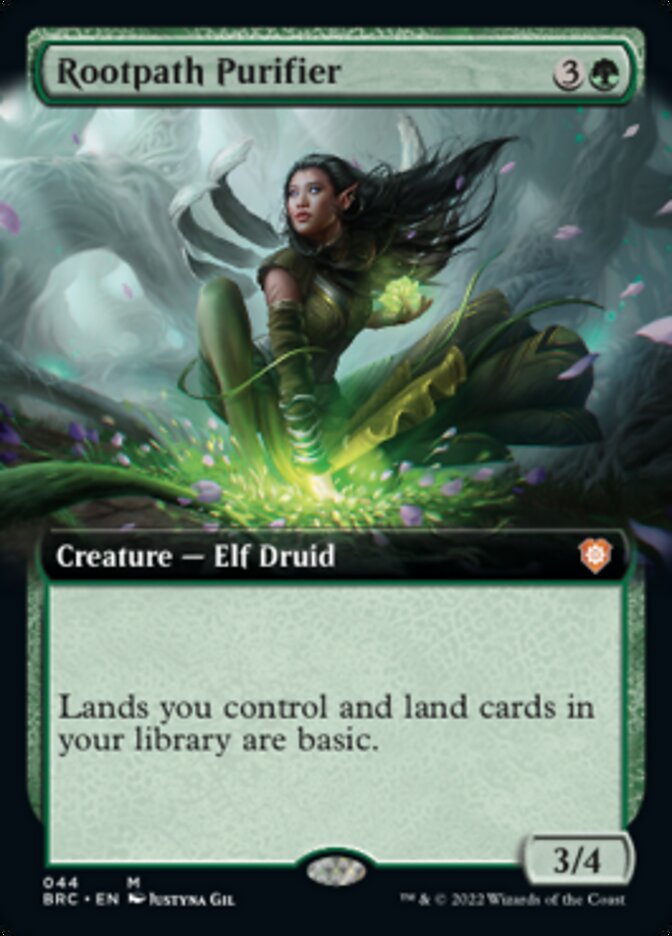Rootpath Purifier (Extended Art) [The Brothers' War Commander] [Foil]