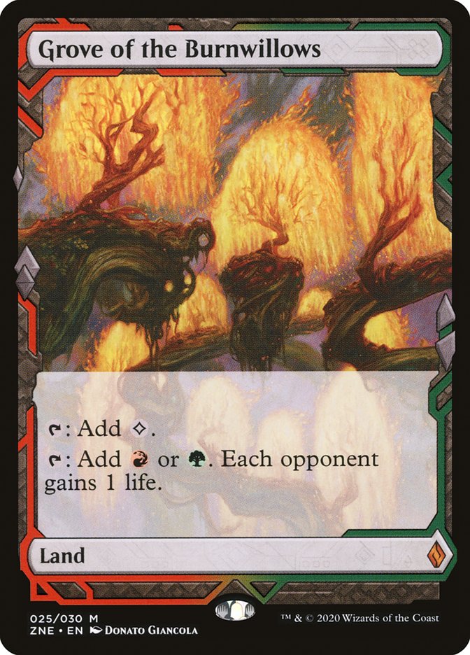 Grove of the Burnwillows (Expeditions) [Zendikar Rising Expeditions] [Foil]