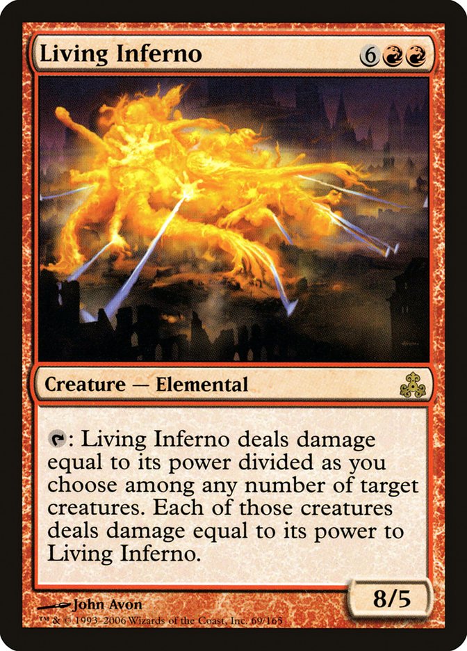 Living Inferno [Guildpact] [Foil]