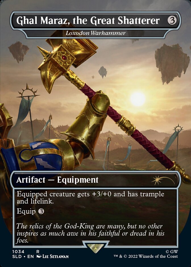 Ghal Maraz, the Great Shatterer - Loxodon Warhammer (Borderless) [Secret Lair Drop Series] [Foil]