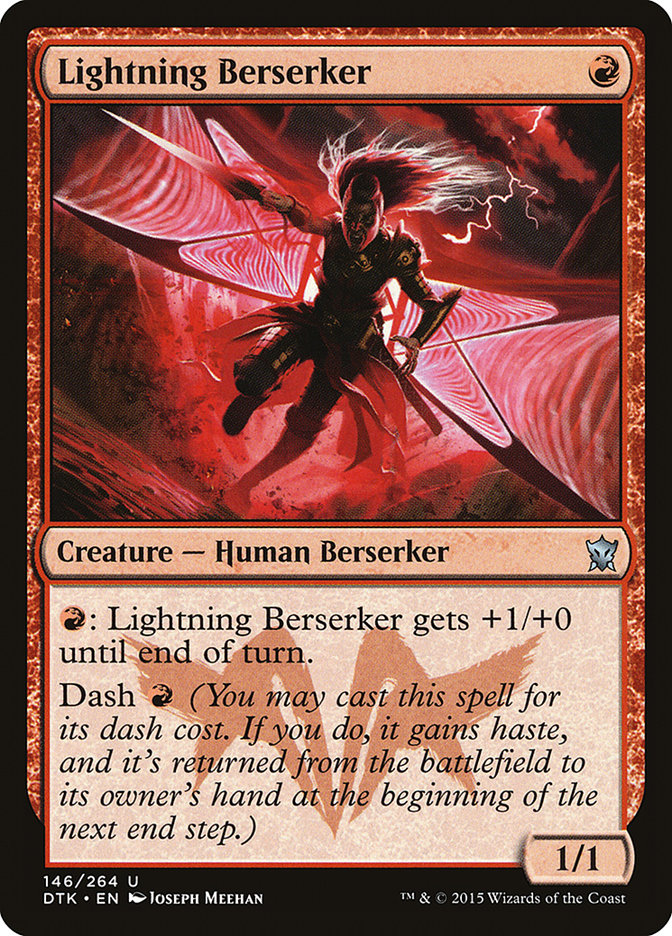 Lightning Berserker [Dragons of Tarkir] [Foil]