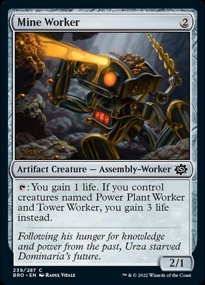 Mine Worker [The Brothers' War] [Foil]
