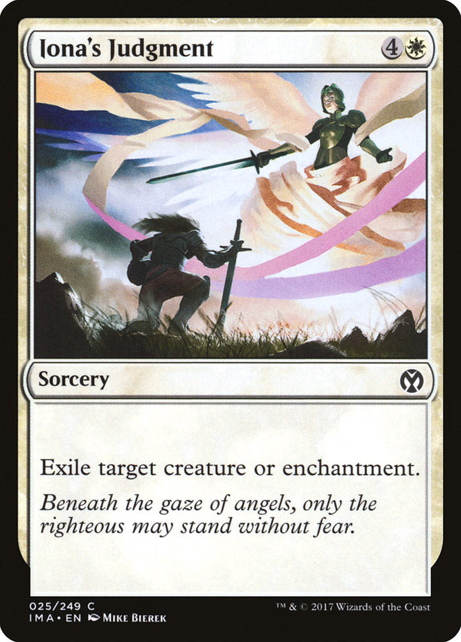 Iona's Judgment [Iconic Masters] [Foil]