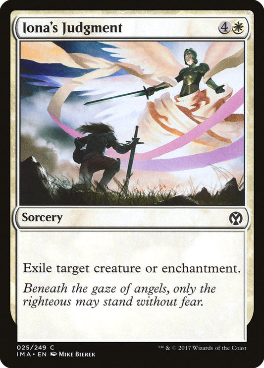 Iona's Judgment [Iconic Masters] [Foil]