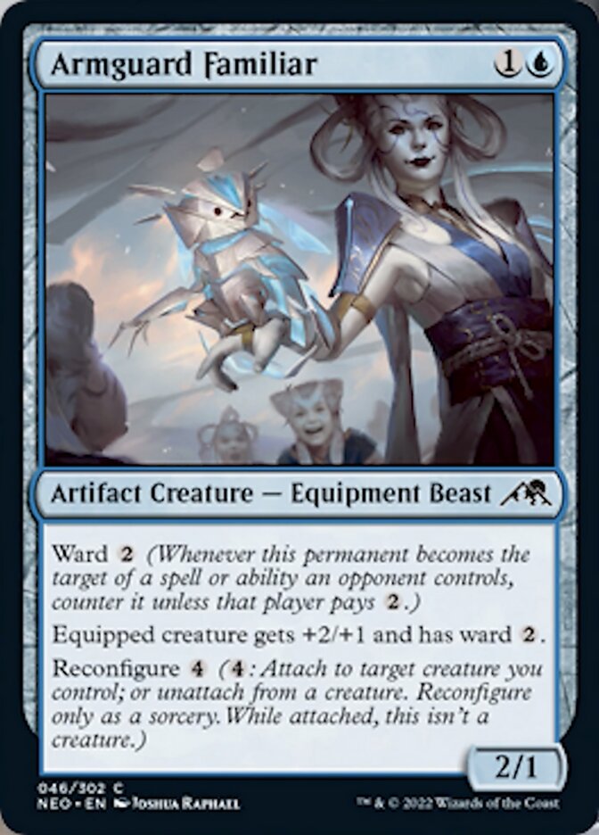 Armguard Familiar [Kamigawa: Neon Dynasty] [Foil]