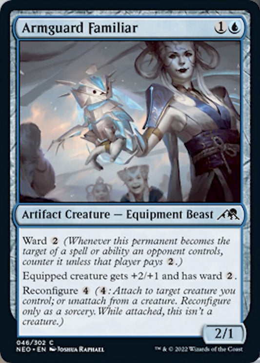 Armguard Familiar [Kamigawa: Neon Dynasty] [Foil]