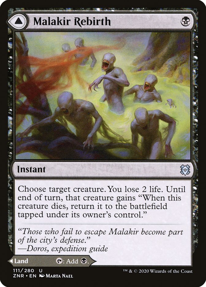 Malakir Rebirth // Malakir Mire [Zendikar Rising] [Foil]