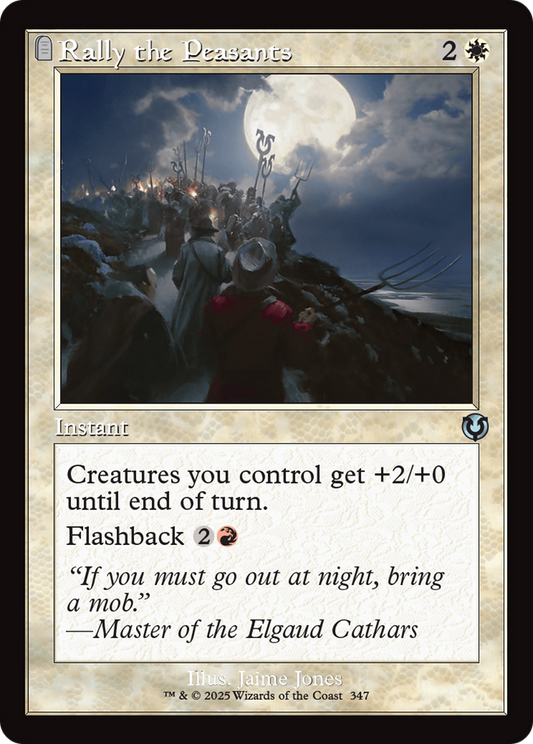 Rally the Peasants (Retro Frame) [Innistrad Remastered] [Foil]