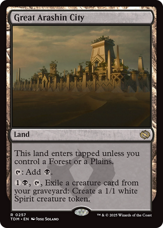 Great Arashin City [Tarkir: Dragonstorm] [Foil]