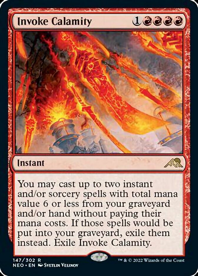 Invoke Calamity [Kamigawa: Neon Dynasty] [Foil]
