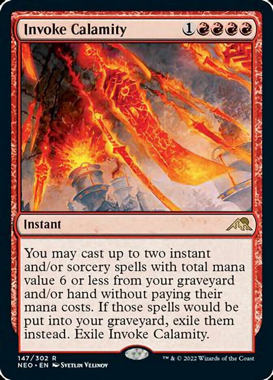Invoke Calamity [Kamigawa: Neon Dynasty] [Foil]
