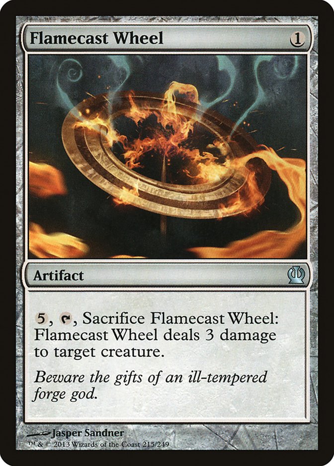 Flamecast Wheel [Theros] [Foil]