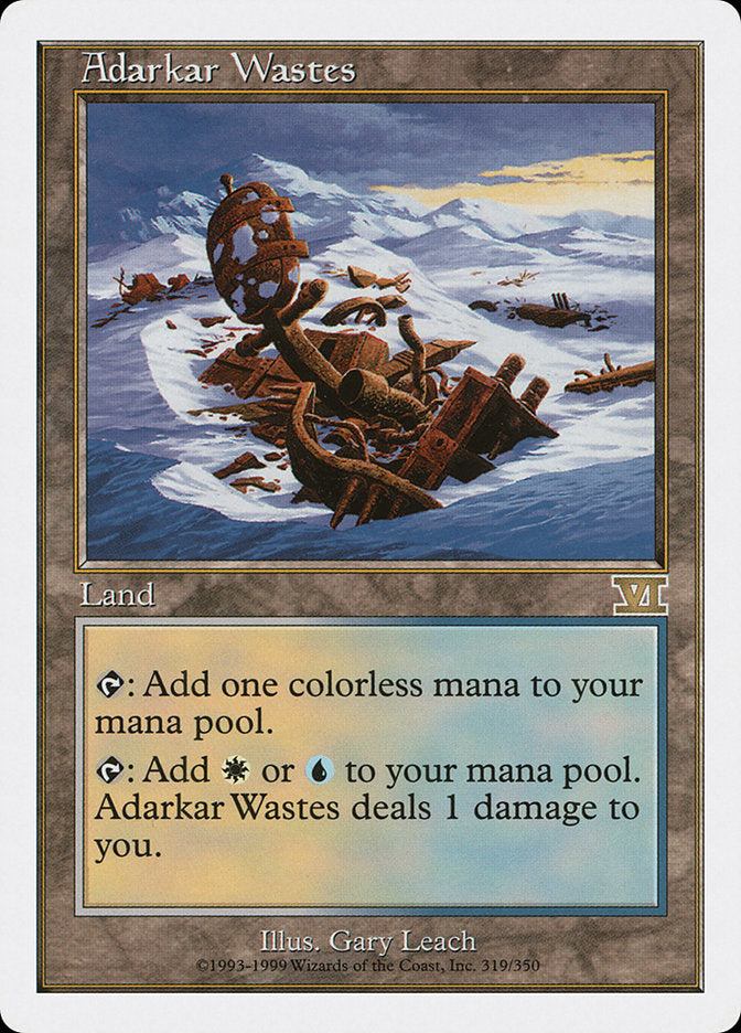 Adarkar Wastes [Sixth Edition]